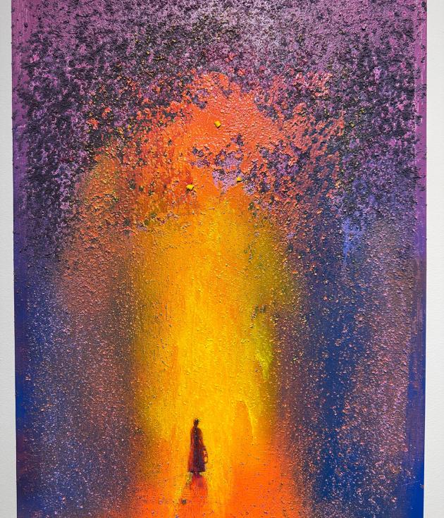 Aletheia 76 x 56, Acrylic on Canvas, 2025