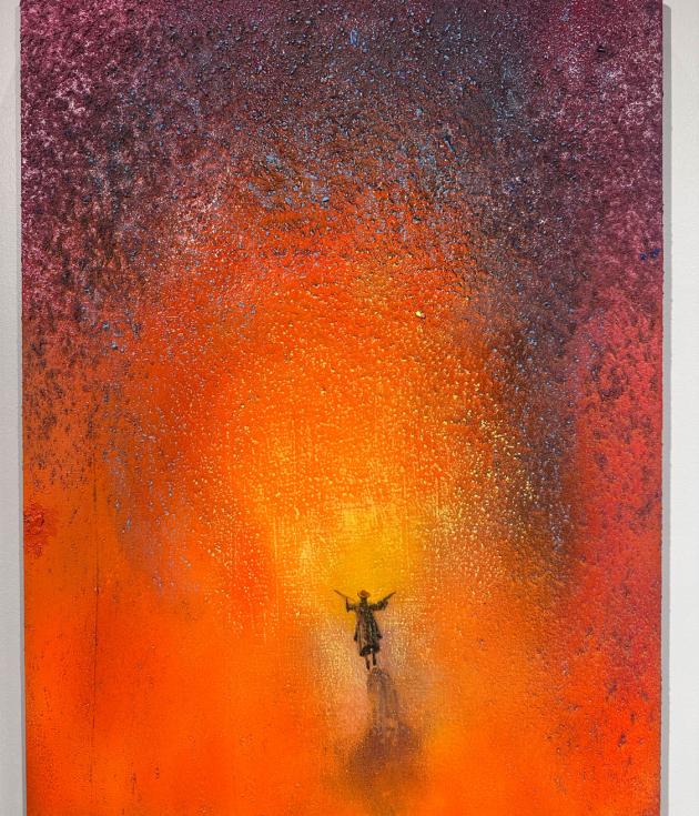 Ardor 76 x 56, Acrylic on Canvas, 2025