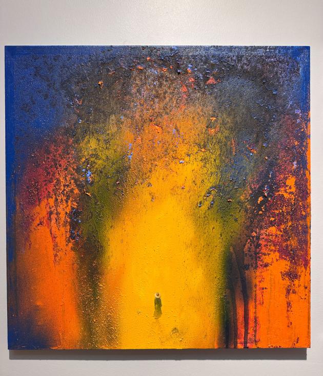 Ontos 76 x 56, Acrylic on Canvas, 2025