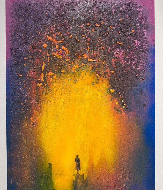 Substantia 76 x 56, Acrylic on Canvas, 2025