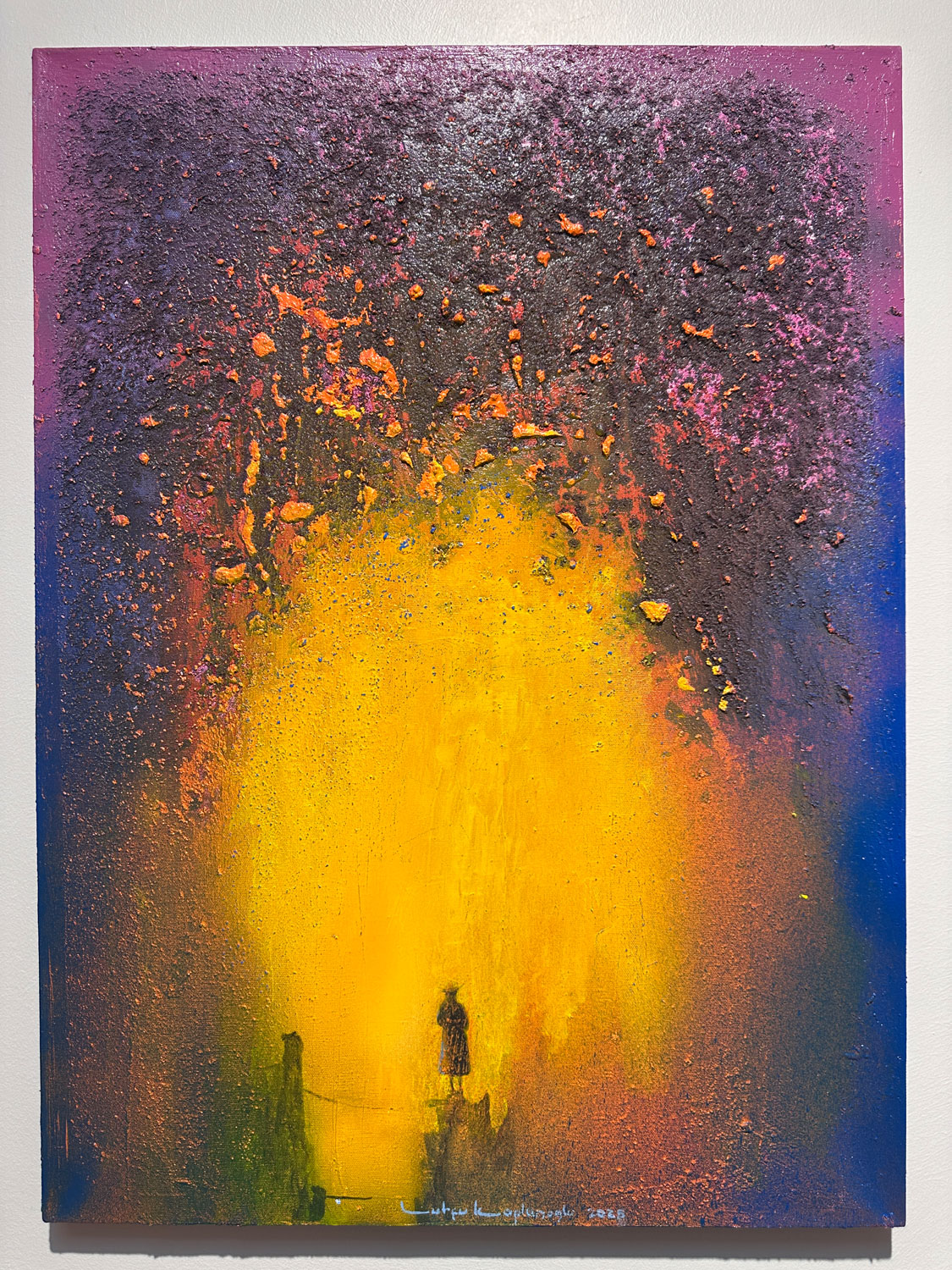 Substantia 76 x 56, Acrylic on Canvas, 2025