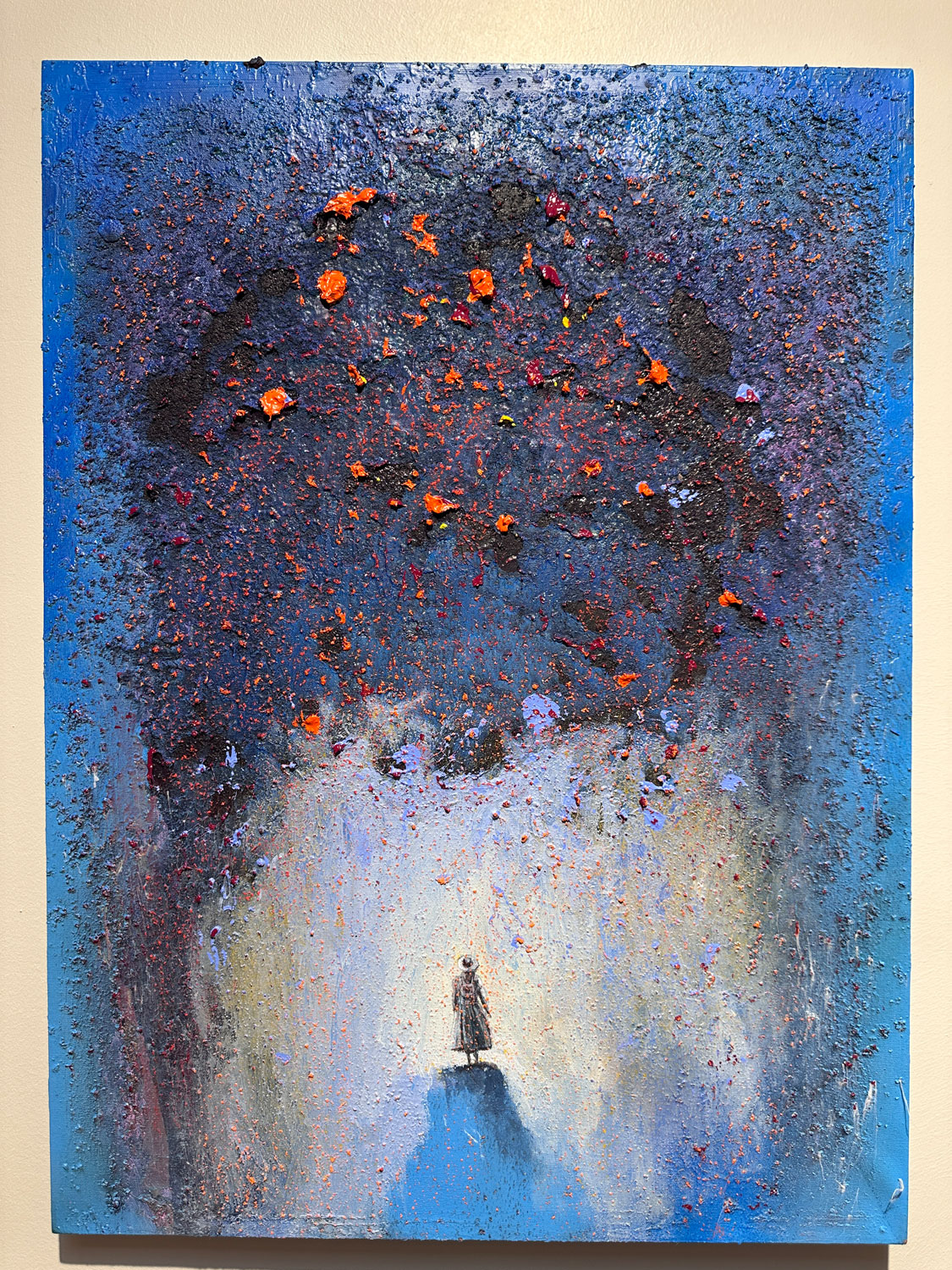 Tremor 76 x 56, Acrylic on Canvas, 2025