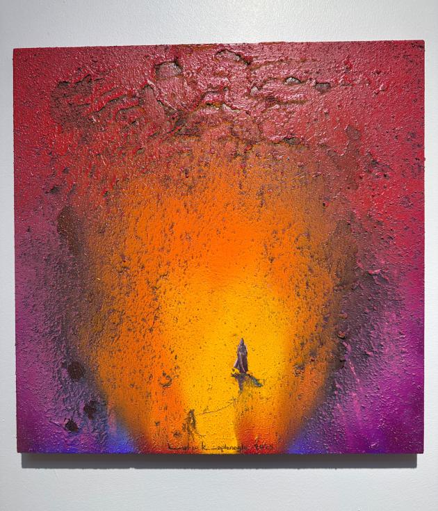 Core 76 x 56, Acrylic on Canvas, 2025