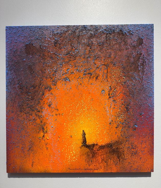 Potentia 76 x 56, Acrylic on Canvas, 2025